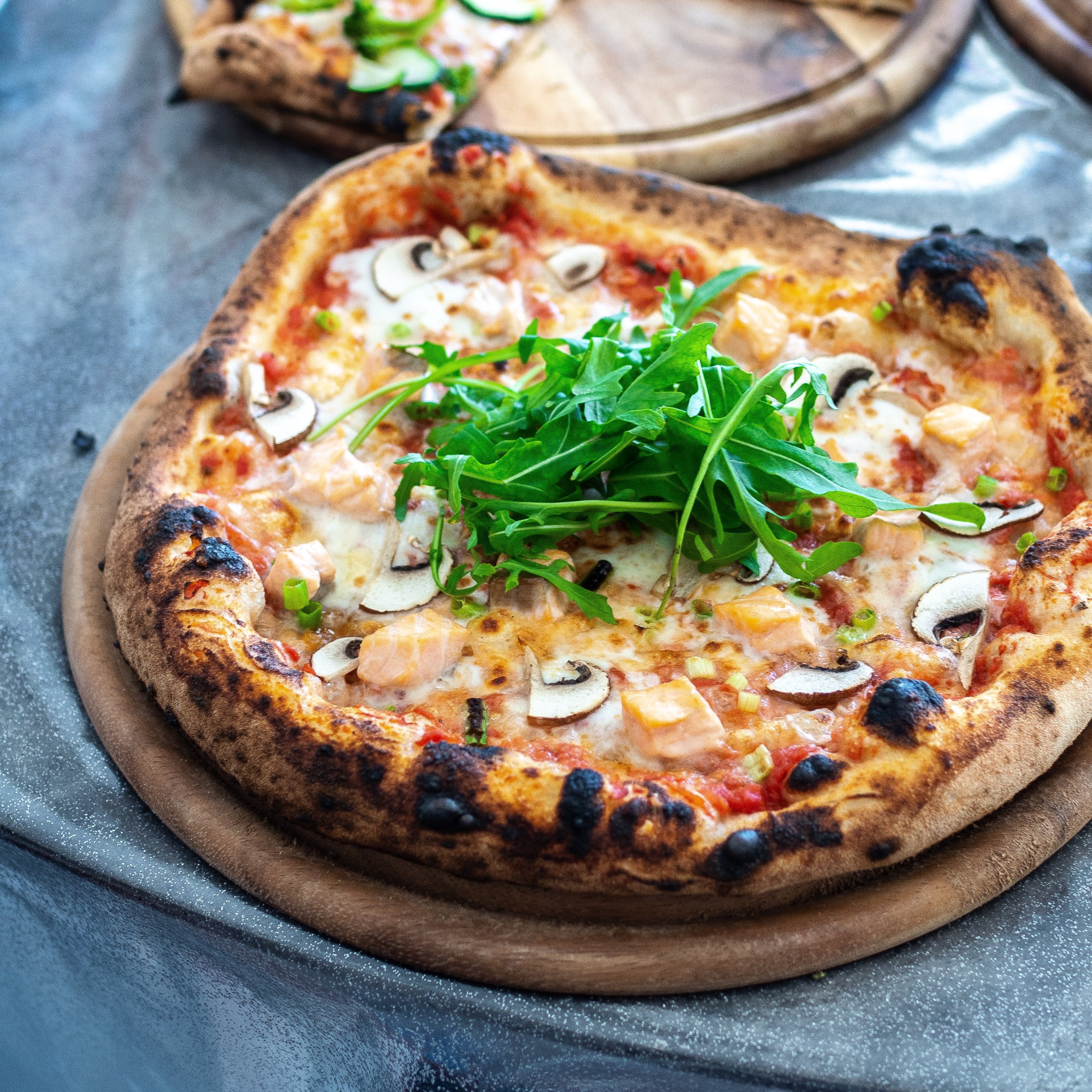Foto van een Championen pizza